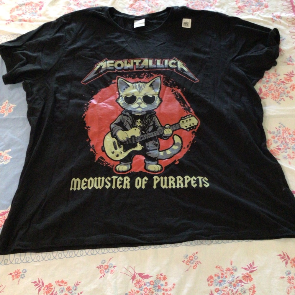 Meowtallica Black Cat T-Shirt